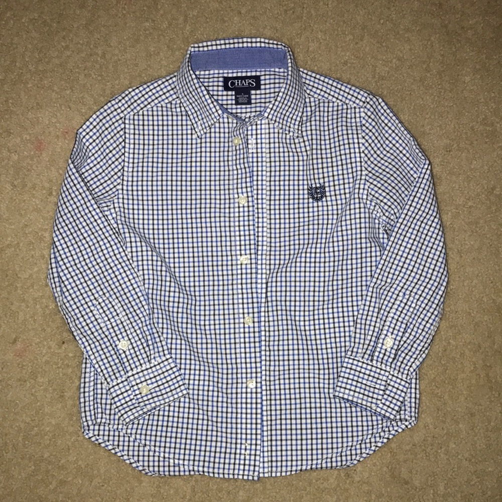 Boys long sleeve button up shirt